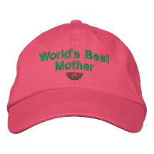El gorra bordado la mejor madre del mundo gorra bordada