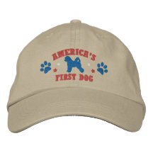 El gorra bordado primer perro de América Gorros Bordados