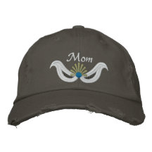 El gorra de las mujeres bordadas mamá del diseño gorra de beisbol