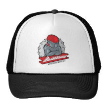 El gorra del camionero del negro del dogo