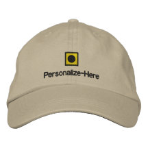 El gorra Embroi bandera "yo" del navegante persona Gorra De Béisbol Bordada