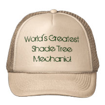 El gorra más grande del mecánico del árbol de somb