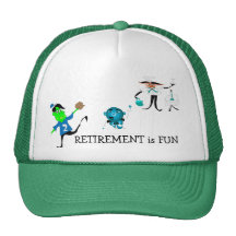 El gorra "retiro es diversión "