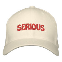 El gorra serio gorras bordadas