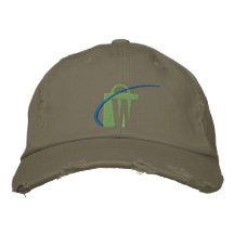El gorra verde oliva bordado más grande del tipo d gorra bordada