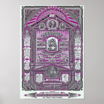 El grabado del vintage de Prayer del señor (rosa) Impresiones