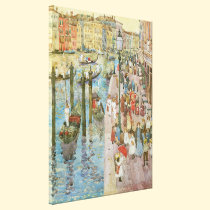 El Gran Canal, Venecia de Maurice Prendergast impresiones de lienzo