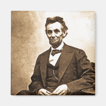 El gran Emancipator - Abe Lincoln (1865) Iman Para Frigorífico