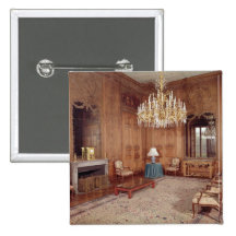 El gran salón con artesanía en madera pins