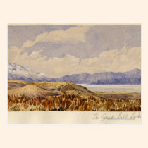 El Great Salt Lake, Utah tarjetas postales