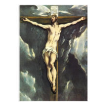 El Greco Cristo en las invitaciones cruzadas Anuncios