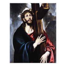 El Greco Cristo que lleva las invitaciones cruzada Invitación Personalizada