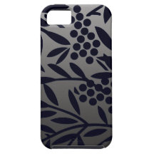 El gris floral se descolora para ennegrecerse iPhone 5 Case-Mate fundas