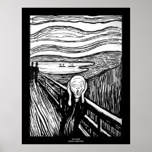 El grito de Edvard Munch Posters