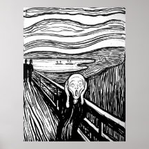 El grito de Edvard Munch Poster