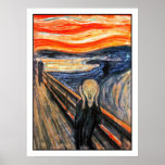 "El grito" por Edvard Munch Posters