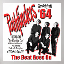 El grupo original de Merseybeat de los pioneros Poster