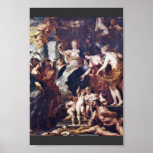 El Gückseligkeit la regencia de Marie De Medici Posters