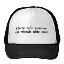 Él ha ganado cada punto que ha combinado ....... gorras de camionero