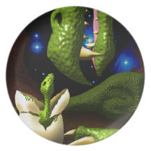 El Hatchling del dragón Platos De Comidas