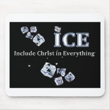 El HIELO = incluye a Cristo en todo Tapete De Raton