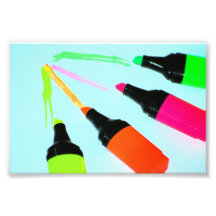 El HIGHLIGHTER ENCIERRA la CAL VERDE ANARANJADA RO Impresiones Fotográficas