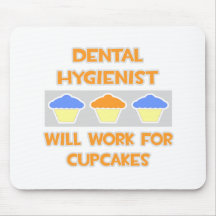 El higienista dental… trabajará para las magdalena tapetes de raton