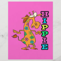 el hippie lindo florece el personaje de dibujos an tarjetones