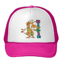 el hippie lindo florece el personaje de dibujos an gorra