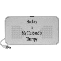 El hockey es la terapia de mi marido notebook altavoz