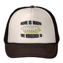 ¡El hogar es donde está la resaca! Gorro
