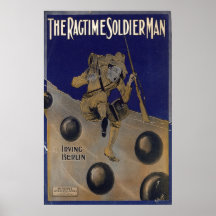 El hombre del soldado de la música de ritmo sincop poster