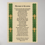 "El hombre en la arena" Theodore Roosevelt Posters