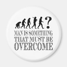 El hombre es algo que debe ser superado (Nietzsche Imán Para Frigorífico