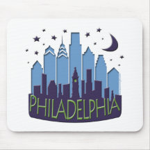 El horizonte de Philly mega se refresca Alfombrilla De Ratón
