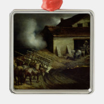 El horno en los trabajos del yeso ornamentos de reyes