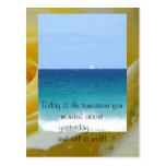 El hoy es la mañana usted w… postal