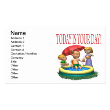 El hoy es su día tarjetas de visita