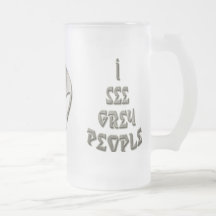 El *I considera la taza helada People* gris