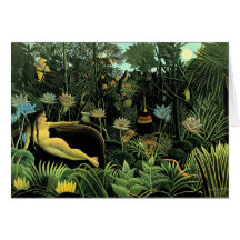 El ideal de Henri Rousseau (1910) Tarjetas