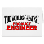 El ingeniero más grande del producto del mundo tarjetón