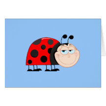 El insecto de las mariquitas de la mariquita fasti felicitación