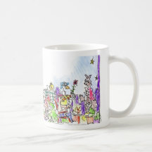 El intercambio de la planta tazas de café