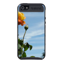 El iPhone 5 del cielo azul cubre las nubes blancas iPhone 5 Fundas