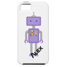 El iPhone del robot encajona el regalo de los robo iPhone 5 Funda