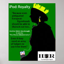 El iPod de la reina Poster