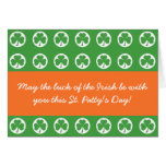 El irlandés colorea la tarjeta de felicitación del