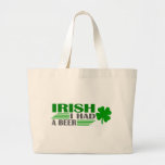 El irlandés I comía una cerveza Bolsas Lienzo
