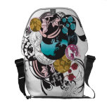 El japonés abstracto modela la bolsa de mensajero  bolsas messenger