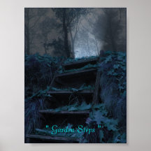 El "jardín camina "poster
